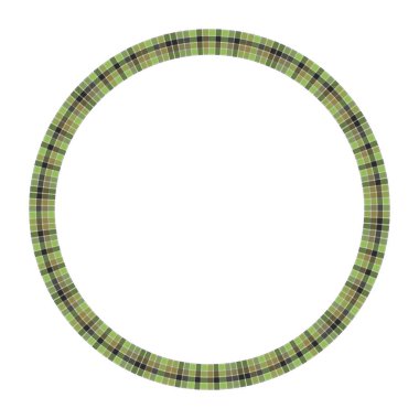 Yuvarlak çerçeve vektör Vintage desen tasarım şablonu. Daire Borde