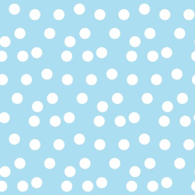 Açık mavi arka plan rasgele dağınık nokta dikişsiz desen