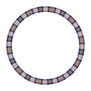 Yuvarlak çerçeve vektör Vintage desen tasarım şablonu. Daire Borde