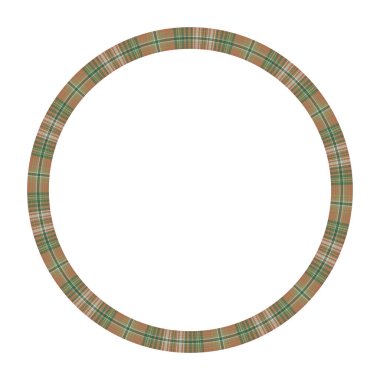 Yuvarlak çerçeve vektör Vintage desen tasarım şablonu. Daire Borde