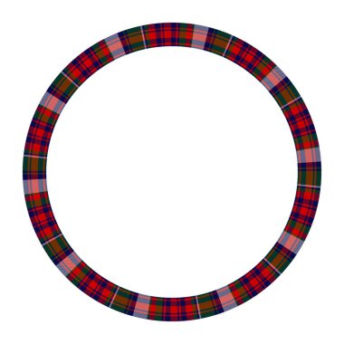 Yuvarlak çerçeve vektör Vintage desen tasarım şablonu. Daire Borde