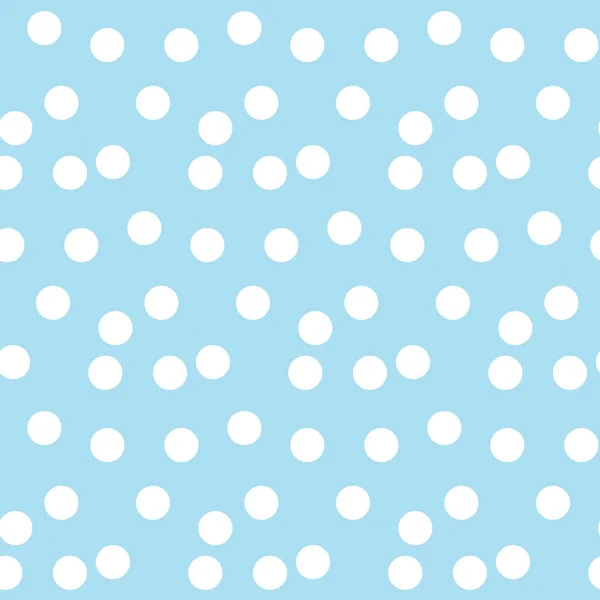 Fondo azul claro al azar dispersos puntos patrón sin costuras — Archivo Imágenes Vectoriales