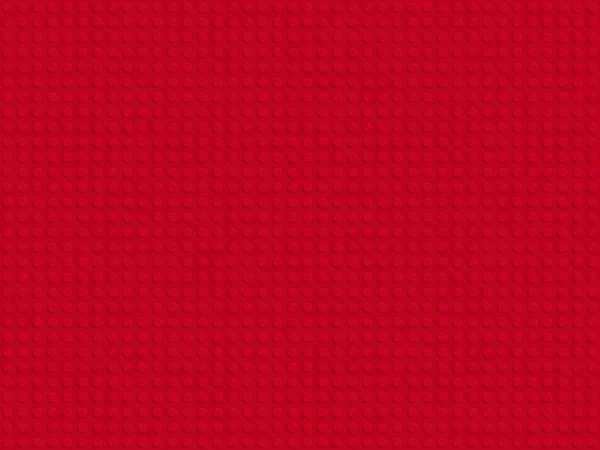 Costruttore di plastica rosso blocchi piastra modello senza cuciture piatta desig — Vettoriale Stock