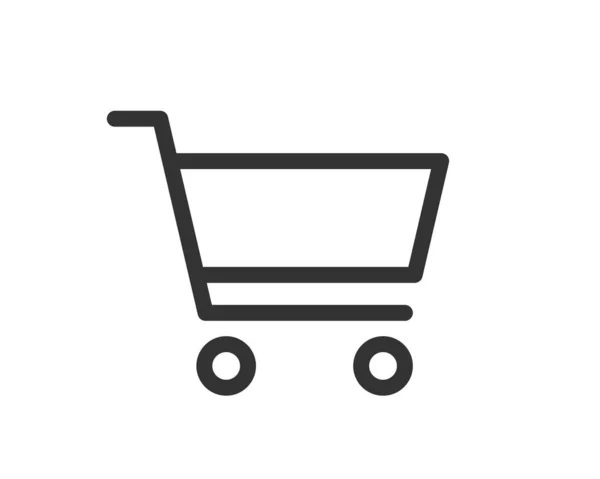 Shopping cart icon vector — Stock Vector