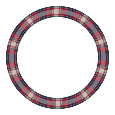 Yuvarlak çerçeve vektör Vintage desen tasarım şablonu. Daire Borde