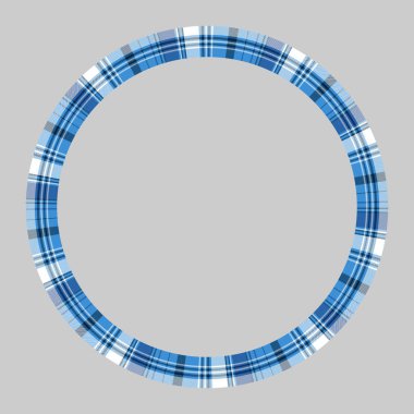 Yuvarlak çerçeve vektör Vintage desen tasarım şablonu. Daire Borde