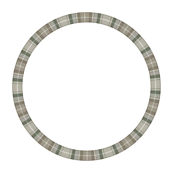 Runde Rahmenvektor Vintage-Muster-Design-Vorlage. Kreis Borde — Stockvektor