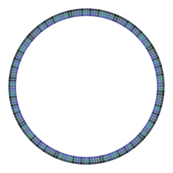 Ronde frame vector Vintage patroon ontwerpsjabloon. Cirkel borde — Stockvector