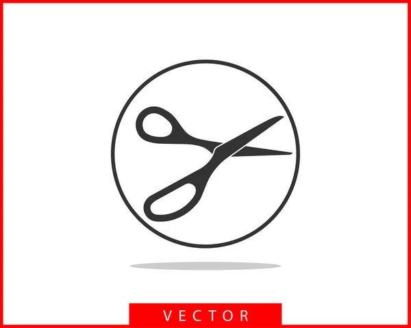 Scherensymbol. Schere Vektor Design-Element oder Logo-Vorlage. b — Stockvektor