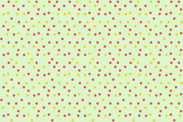 Vintage polka dots in Scatter achtergrond naadloze patroon — Stockvector