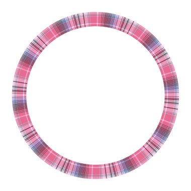 Yuvarlak çerçeve vektör Vintage desen tasarım şablonu. Daire Borde