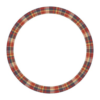 Yuvarlak çerçeve vektör Vintage desen tasarım şablonu. Daire Borde