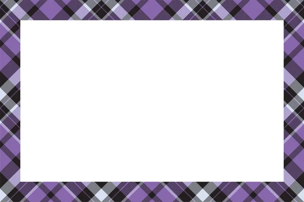 빈티지 프레임 벡터입니다. 스코틀랜드 국경 무늬 복고풍 스타일. 타르타 ()타르타 ()나타르 ( — 스톡 벡터