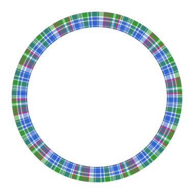 Yuvarlak çerçeve vektör Vintage desen tasarım şablonu. Daire Borde