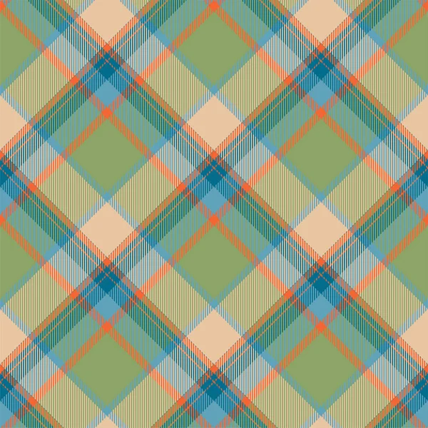 Tartan Scotland nahtlos karierte Muster Vektor. Retro-Hintergrund — Stockvektor