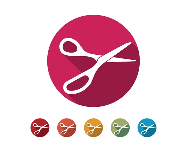 Иконка ножниц. Элемент векторного дизайна ножниц или шаблон логотипа. I — стоковый вектор
