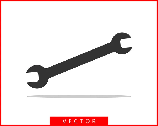Herramientas icono de la llave del vector. Elemento de diseño del logotipo Spanner. Herramienta clave — Archivo Imágenes Vectoriales