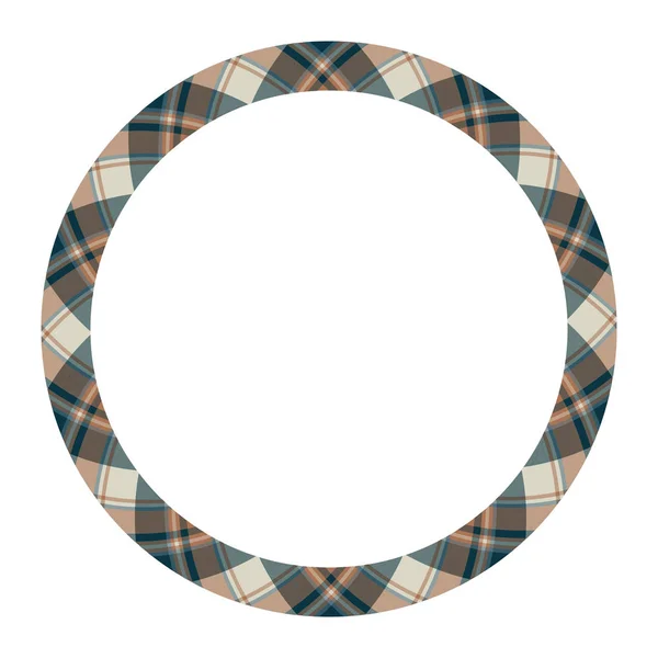 Circle borders and frames vector. Round border pattern geometric — Stock Vector