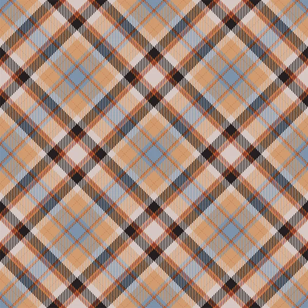 Tartan Schotland naadloze geruite patroon vector. Retro achtergrond — Stockvector