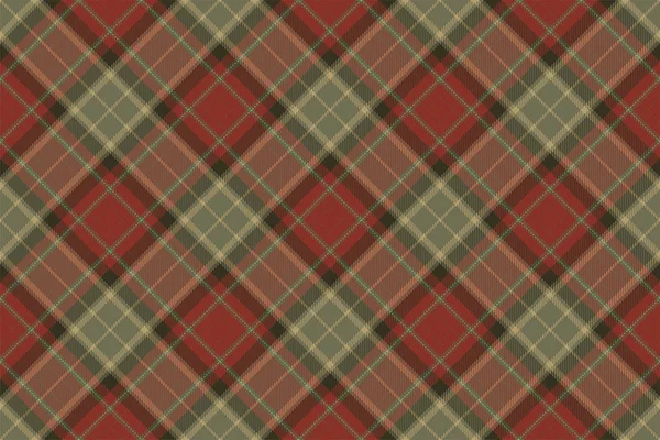 Tartan Szkocja bezszwowe Plaid wektor wzoru. Tło retro — Wektor stockowy