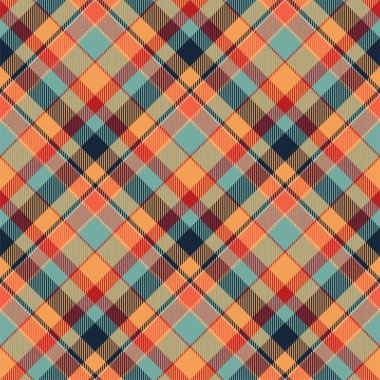 Tartan İskoçya Dikişsiz ekose desen vektör. Retro arka plan 
