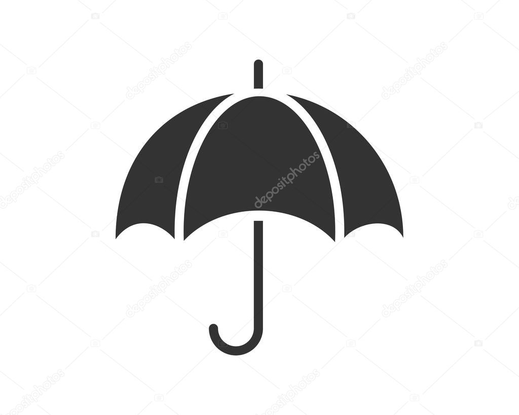 Umbrella icon vector. Rain protection. Concept for insurance com