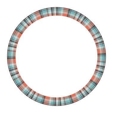 Yuvarlak çerçeve vektör Vintage desen tasarım şablonu. Daire Borde