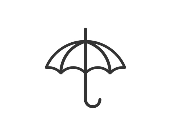 Вектор значков зонтика. Защита от дождя. Концепция для страховой компании — стоковый вектор