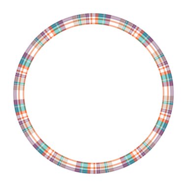 Yuvarlak çerçeve vektör Vintage desen tasarım şablonu. Daire Borde