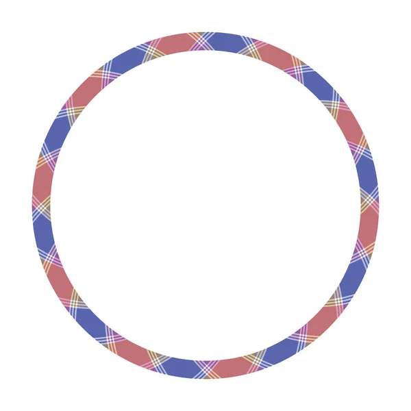 Circle borders and frames vector. Round border pattern geometric — Stock Vector