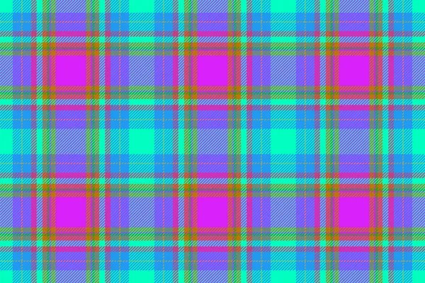 Tartan Scotland nahtlos karierte Muster Vektor. Retro-Hintergrund — Stockvektor