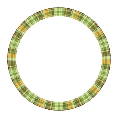 Yuvarlak çerçeve vektör Vintage desen tasarım şablonu. Daire Borde