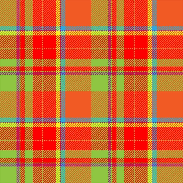 Tartan Schotland naadloze geruite patroon vector. Retro achtergrond — Stockvector