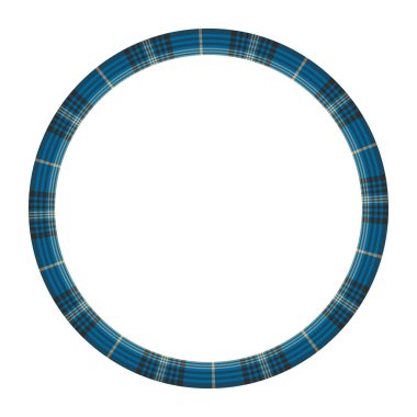 Yuvarlak çerçeve vektör Vintage desen tasarım şablonu. Daire Borde