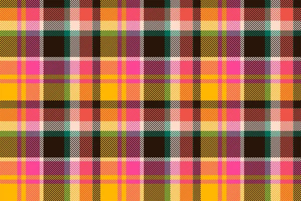 Tartan Schotland naadloze geruite patroon vector. Retro achtergrond — Stockvector