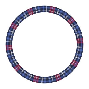 Yuvarlak çerçeve vektör Vintage desen tasarım şablonu. Daire Borde