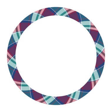 Çember kenarlıkları ve çerçeveler vektörü. Yuvarlak kenarlık deseni geometrik