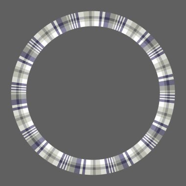 Yuvarlak çerçeve vektör Vintage desen tasarım şablonu. Daire Borde