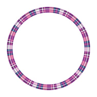 Yuvarlak çerçeve vektör Vintage desen tasarım şablonu. Daire Borde