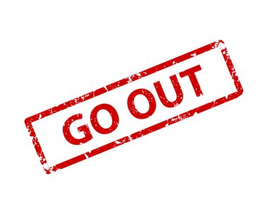 Pul vektör dokusunu çıkar. Lastik klişe damga. Web ya da yazdırma