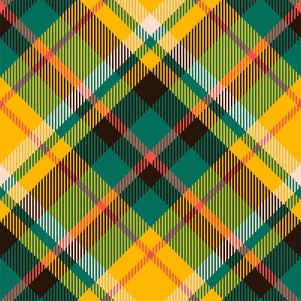 Vetor de padrão xadrez sem costura Tartan scotland. Fundo retro — Vetor de Stock