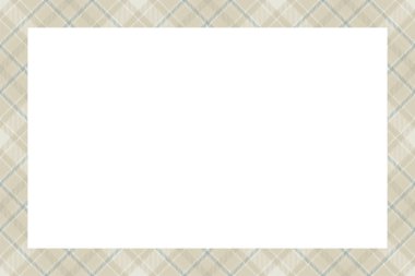 Vintage çerçeve vektörü. İskoç sınır deseni retro tarzı. Tarta