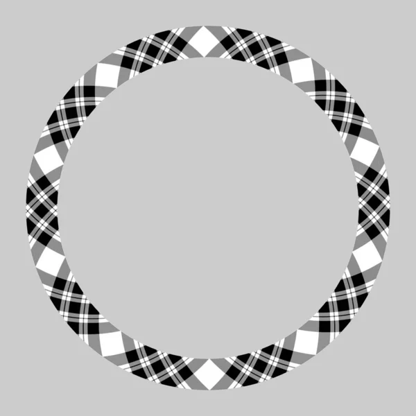 Circle borders and frames vector. Round border pattern geometric — Stock Vector
