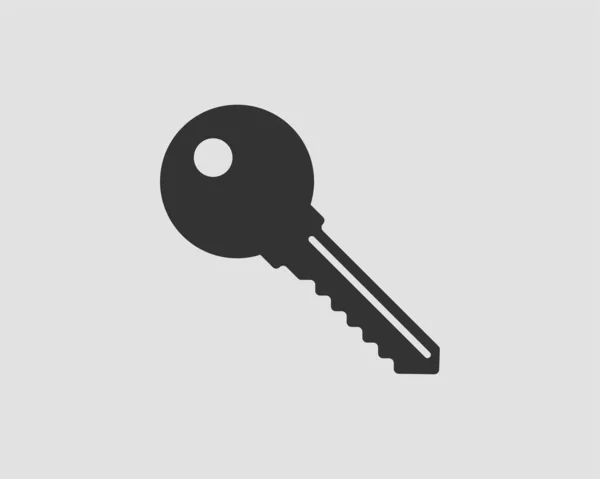 Schlüsselsymbol-Vektor. Schlüsselsymbol flaches Design. — Stockvektor