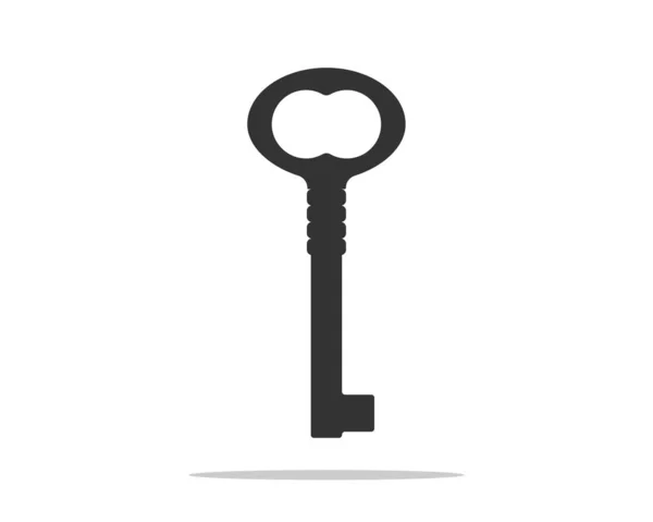 Vetor ícone chave. Chaves símbolo design plano . —  Vetores de Stock