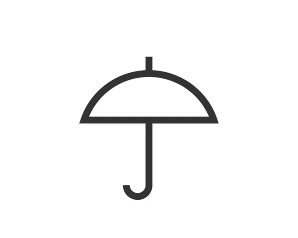 Umbrella icon vector. Rain protection. Concept for insurance com — Stock Vector