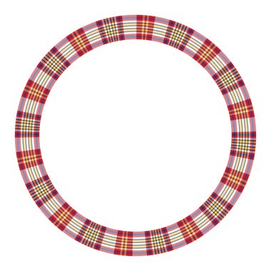 Yuvarlak çerçeve vektör Vintage desen tasarım şablonu. Daire Borde