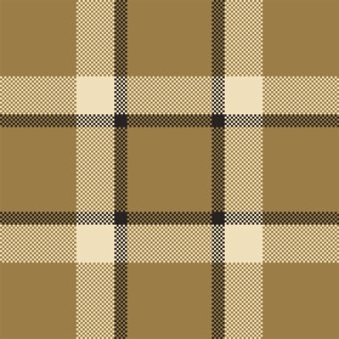 Piksel arkaplan vektör tasarımı. Modern, pürüzsüz desenli ekose. Kare kumaş. Tartan İskoç tekstili. Güzellik rengi süsleri..