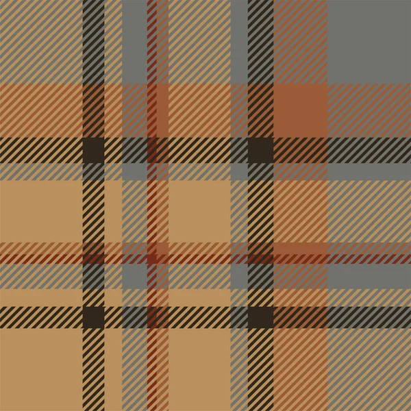 Tartan Scotland Seamless Plaid Pattern Vector Retro Background Fabric Vintage — Stock Vector