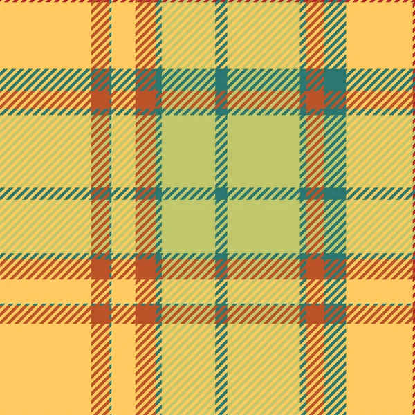 Tartan Scotland Seamless Plaid Pattern Vector Retro Background Fabric Vintage — Stock Vector